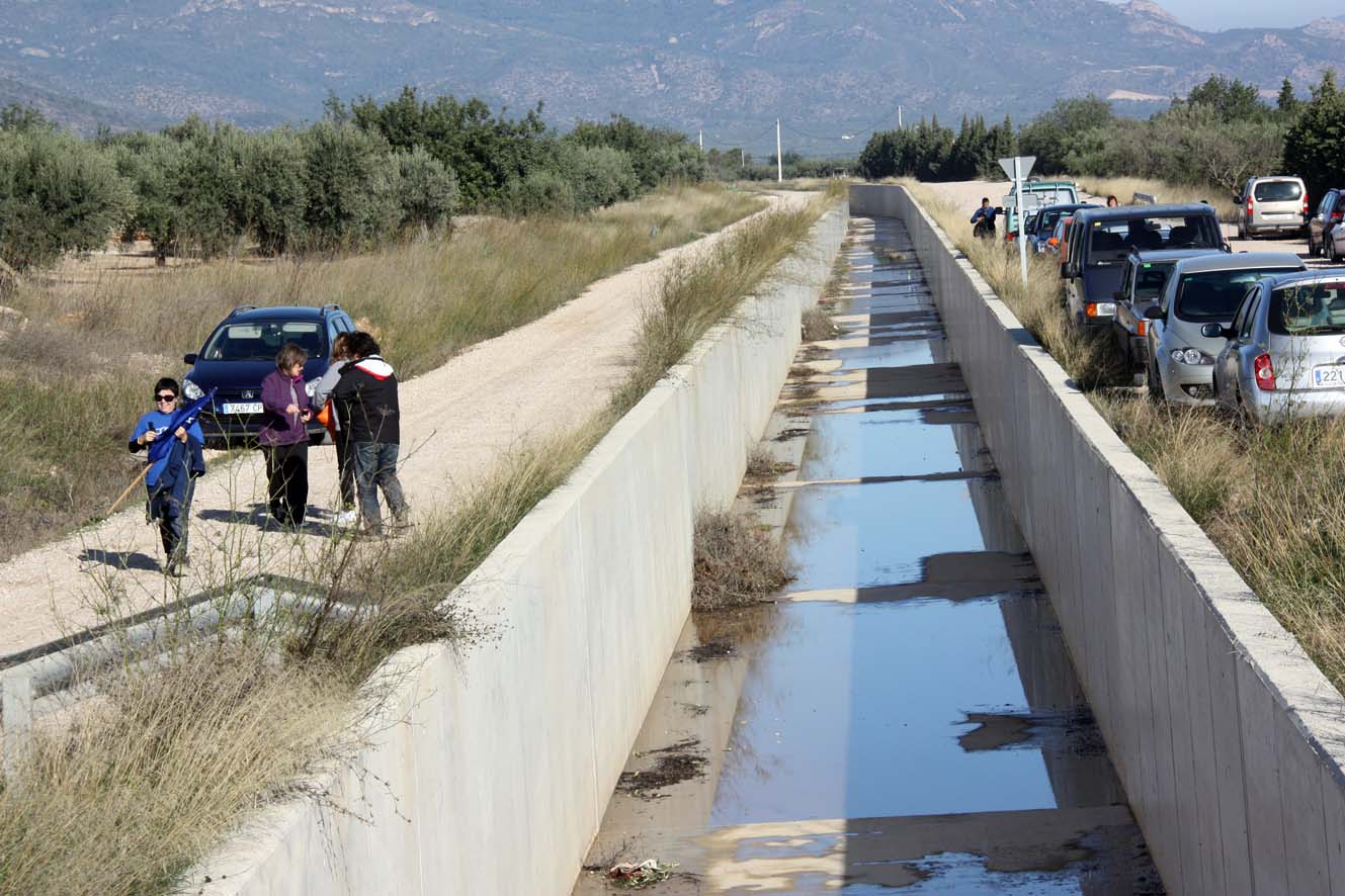 Nou Canal Xerta-Sénia als Reguers (Tortosa) Font: ACN